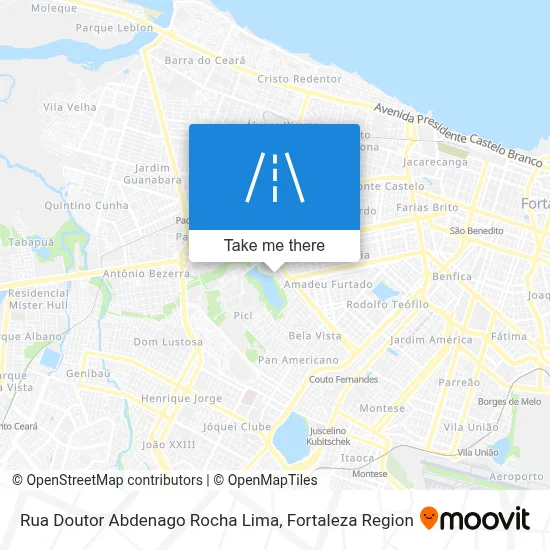 Rua Doutor Abdenago Rocha Lima map