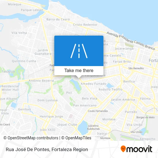 Rua José De Pontes map