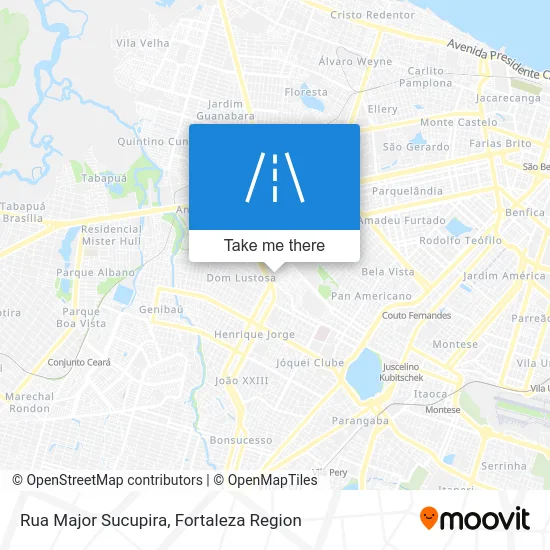 Rua Major Sucupira map