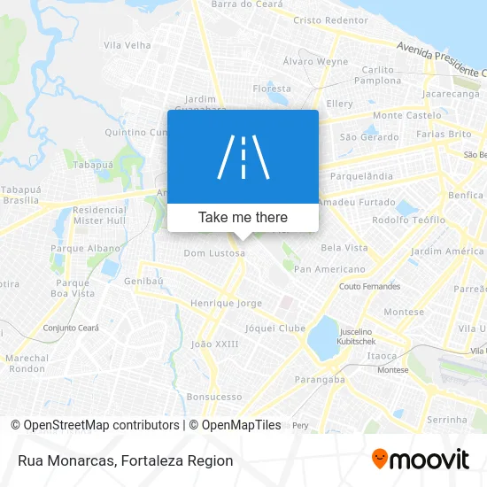 Rua Monarcas map