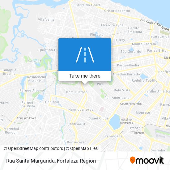 Rua Santa Margarida map