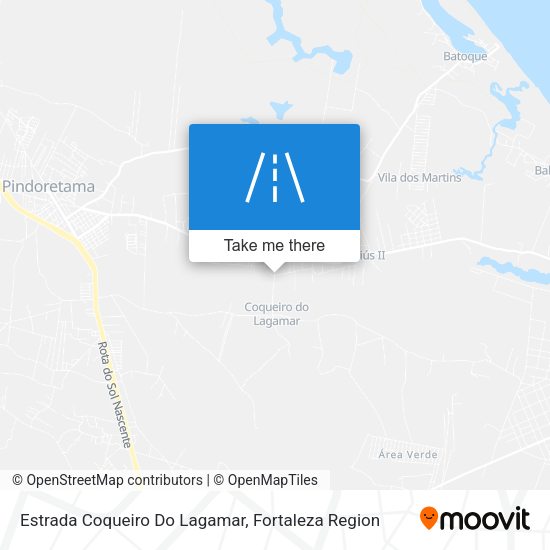 Estrada Coqueiro Do Lagamar map