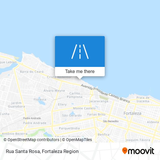 Rua Santa Rosa map