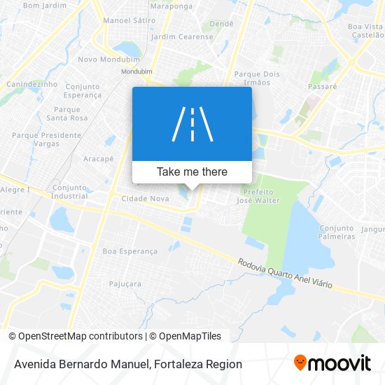 Avenida Bernardo Manuel map