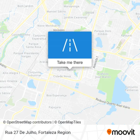 Rua 27 De Julho map