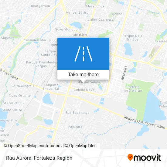 Rua Aurora map