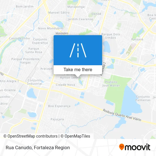 Rua Canudo map