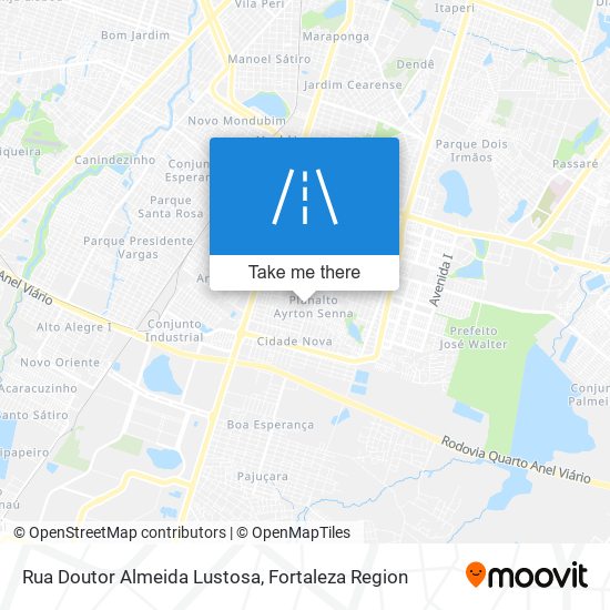 Rua Doutor Almeida Lustosa map