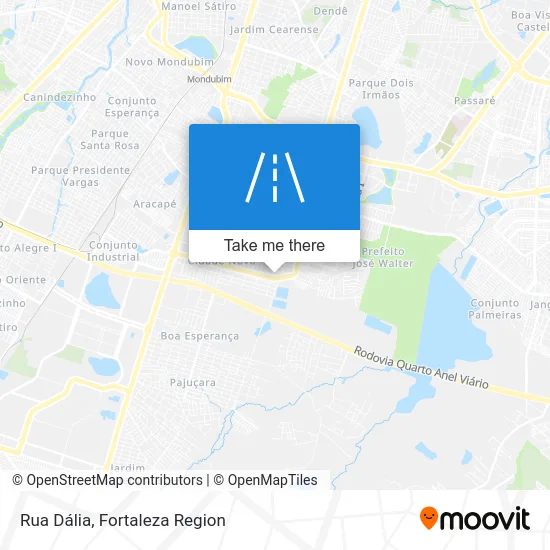 Rua Dália map