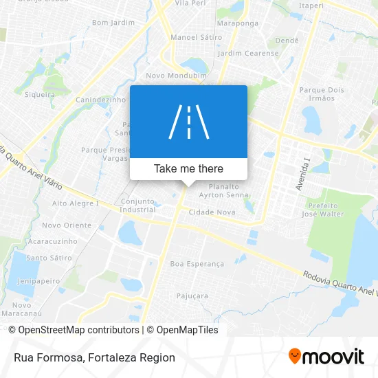 Rua Formosa map