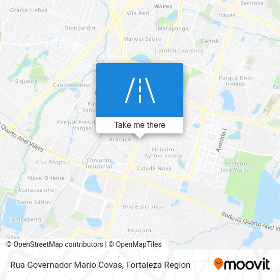 Rua Governador Mario Covas map