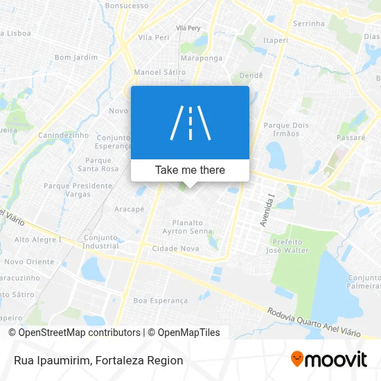 Rua Ipaumirim map