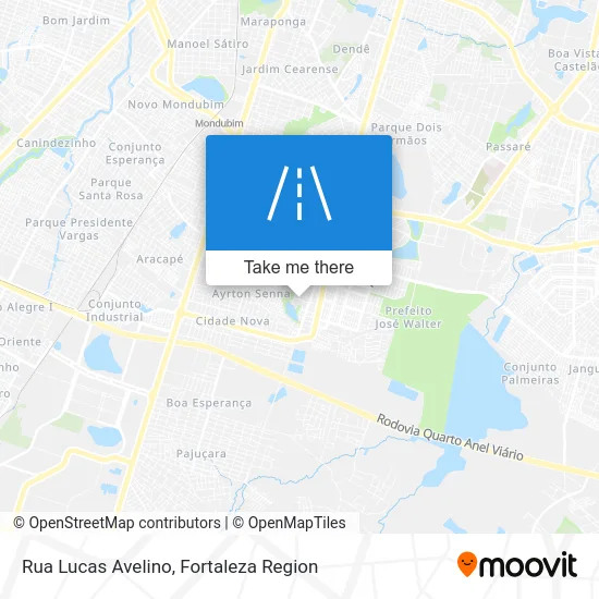 Rua Lucas Avelino map