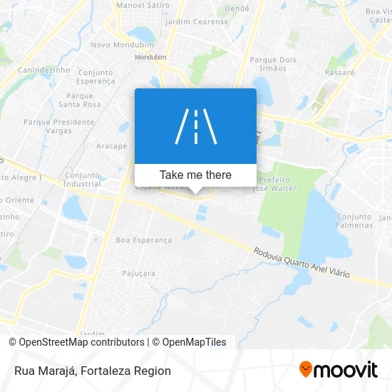 Rua Marajá map