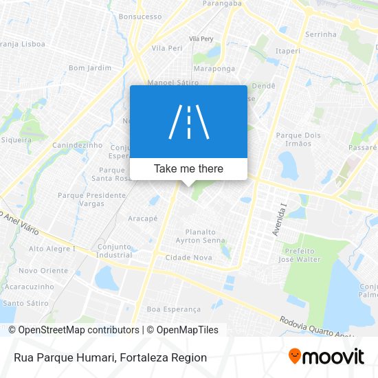 Rua Parque Humari map
