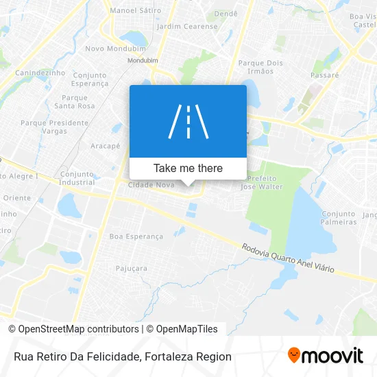 Rua Retiro Da Felicidade map