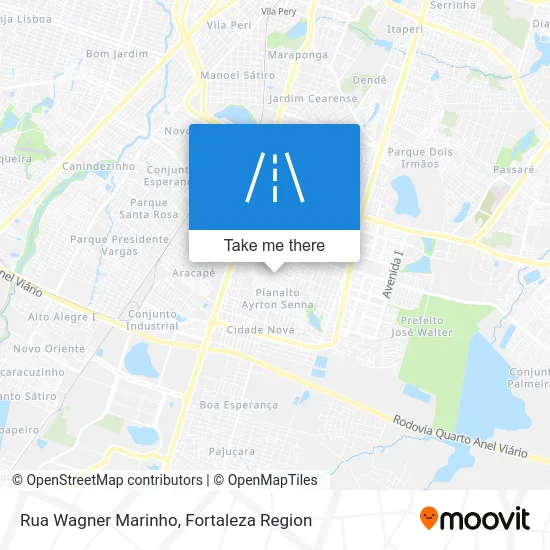 Rua Wagner Marinho map