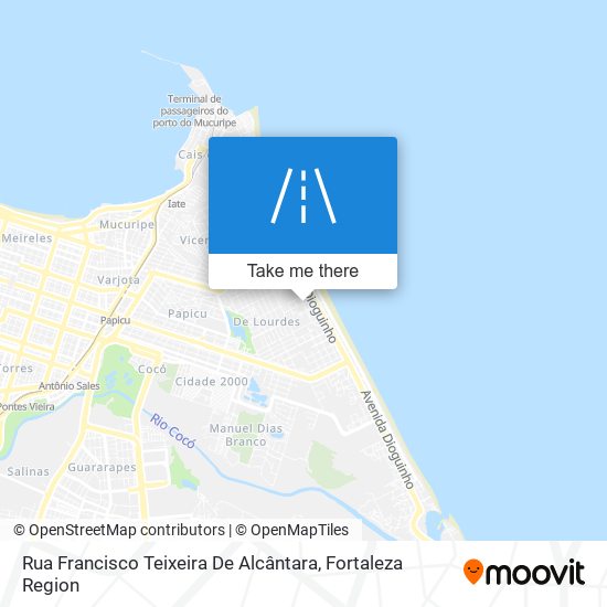 Mapa Rua Francisco Teixeira De Alcântara