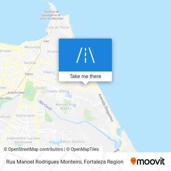 Rua Manoel Rodrigues Monteiro map
