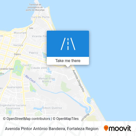 Avenida Pintor Antônio Bandeira map
