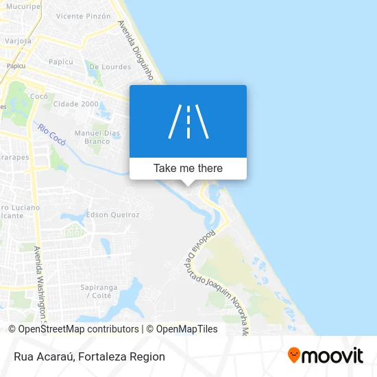 Rua Acaraú map