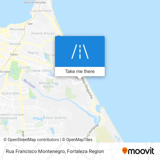 Rua Francisco Montenegro map