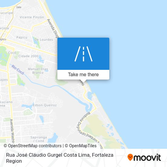 Rua José Cláudio Gurgel Costa Lima map
