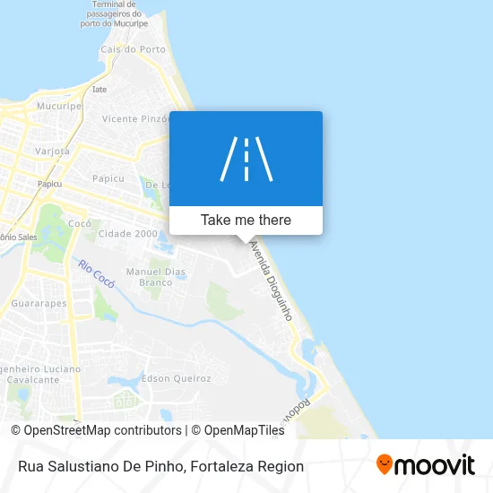 Rua Salustiano De Pinho map