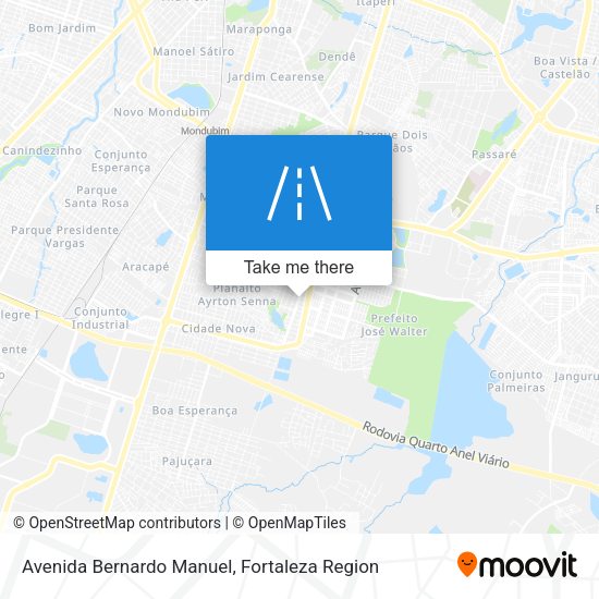 Avenida Bernardo Manuel map