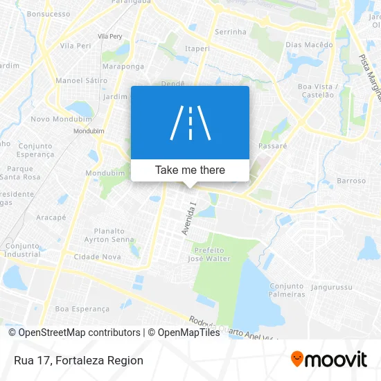 Rua 17 map