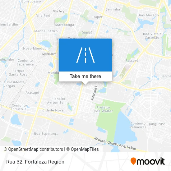 Rua 32 map