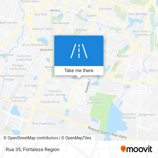 Rua 35 map