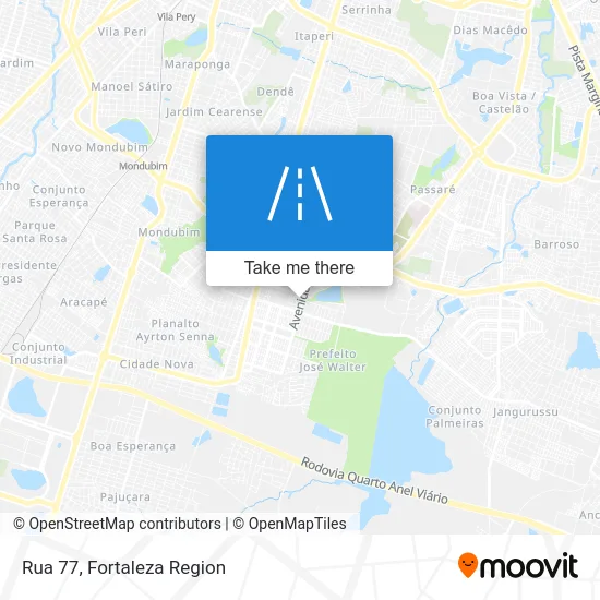 Rua 77 map