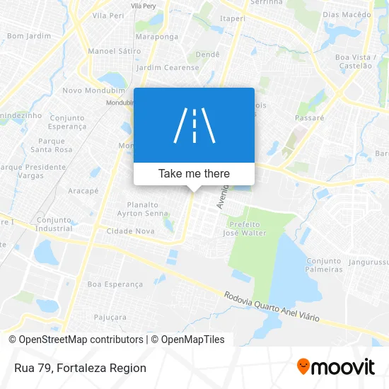 Rua 79 map