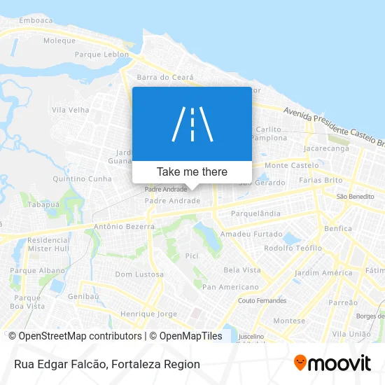 Rua Edgar Falcão map