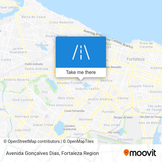 Avenida Gonçalves Dias map