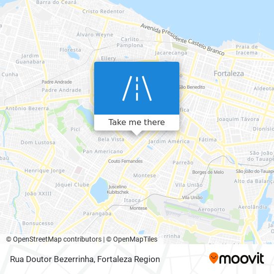 Rua Doutor Bezerrinha map