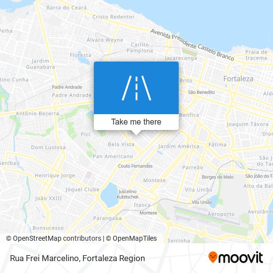 Rua Frei Marcelino map