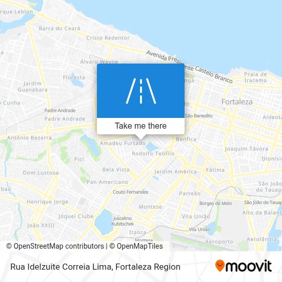 Rua Idelzuite Correia Lima map