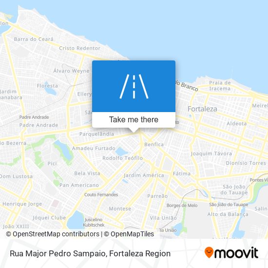 Rua Major Pedro Sampaio map