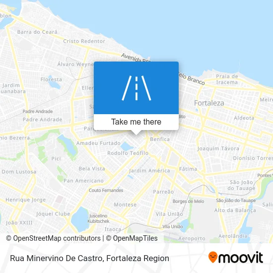 Rua Minervino De Castro map