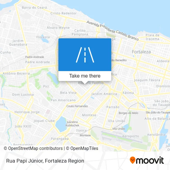 Rua Papi Júnior map