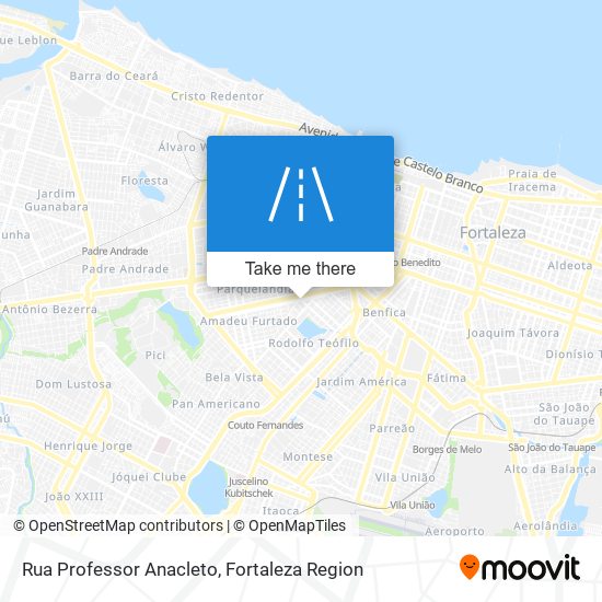 Rua Professor Anacleto map