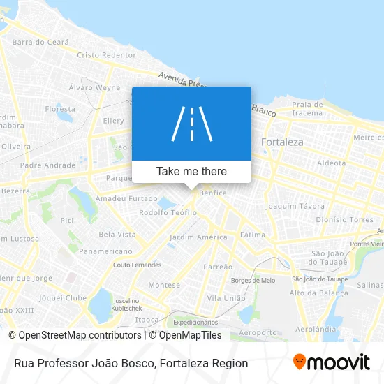 Rua Professor João Bosco map
