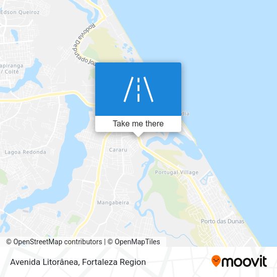 Avenida Litorânea map
