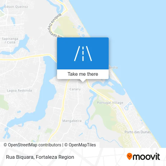 Rua Biquara map