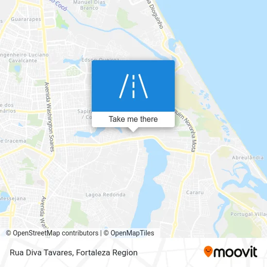 Rua Diva Tavares map
