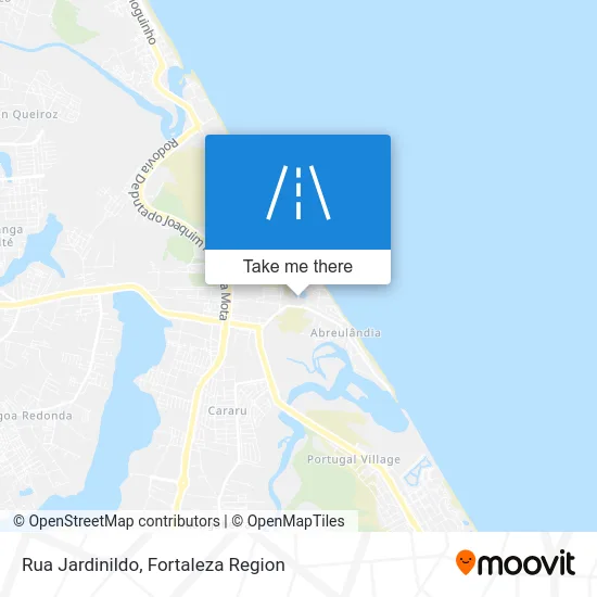 Rua Jardinildo map