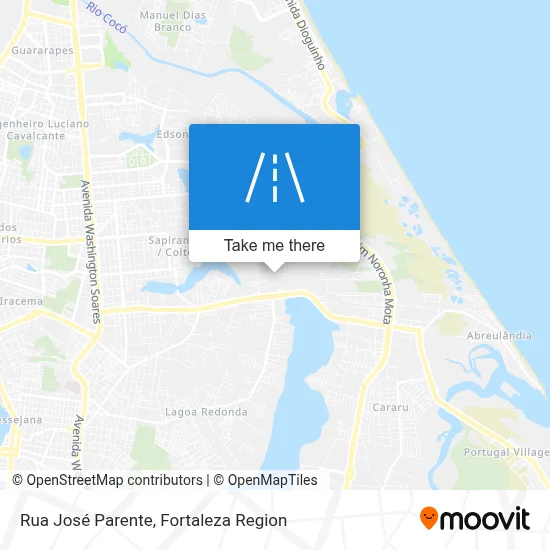 Rua José Parente map