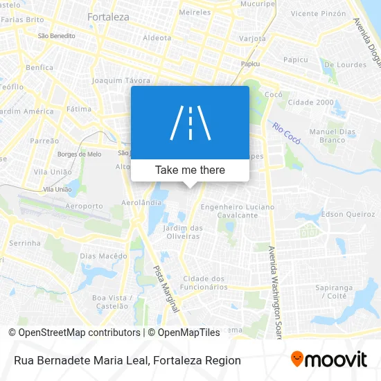Rua Bernadete Maria Leal map